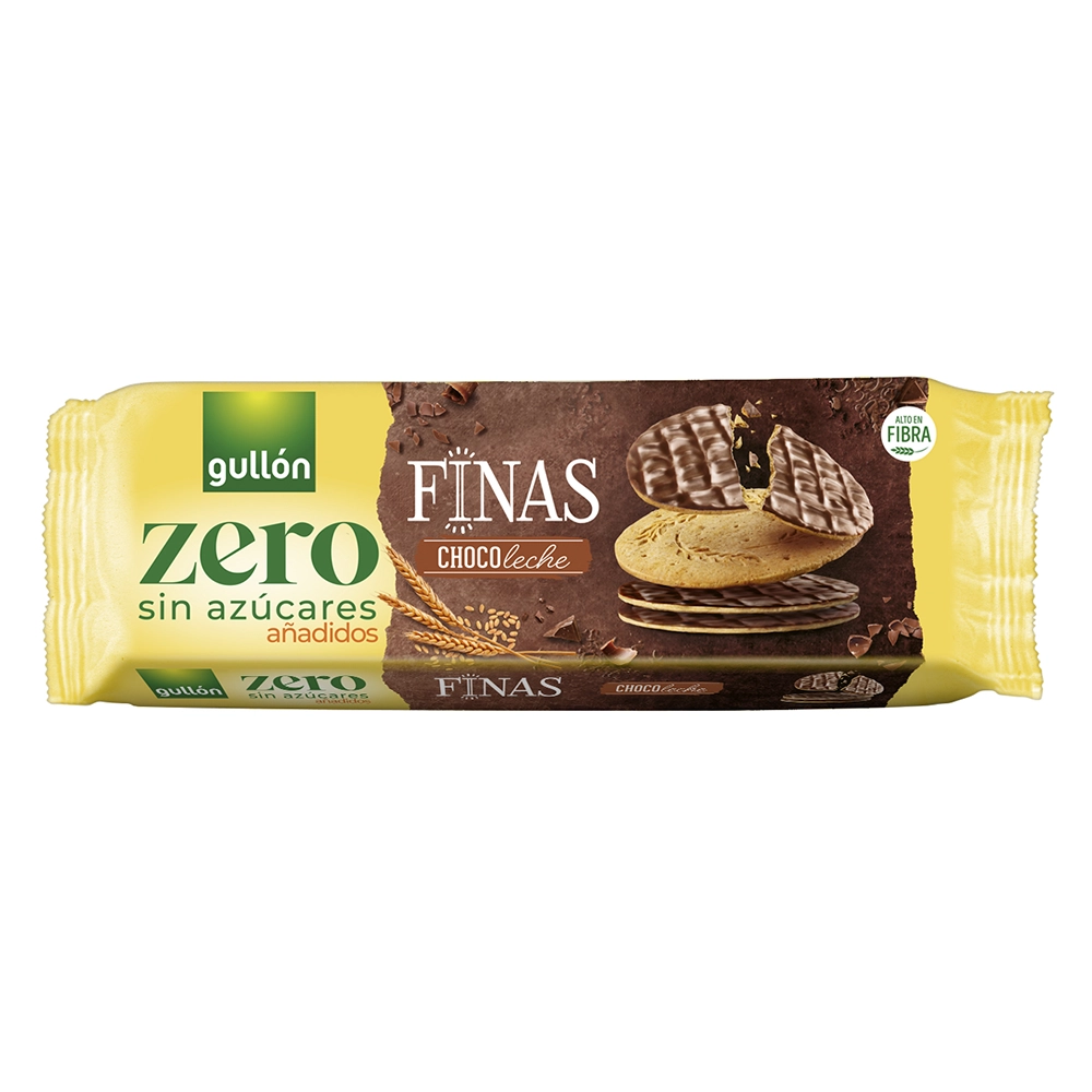finas choco leche Gullon - Finas melkchocolade - Afbeelding 1